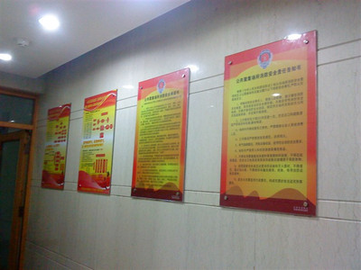 双层亚克力夹写真展板4